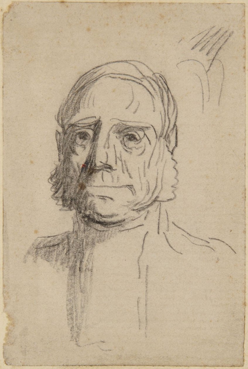 Hlava advokáta od Honoré Daumier