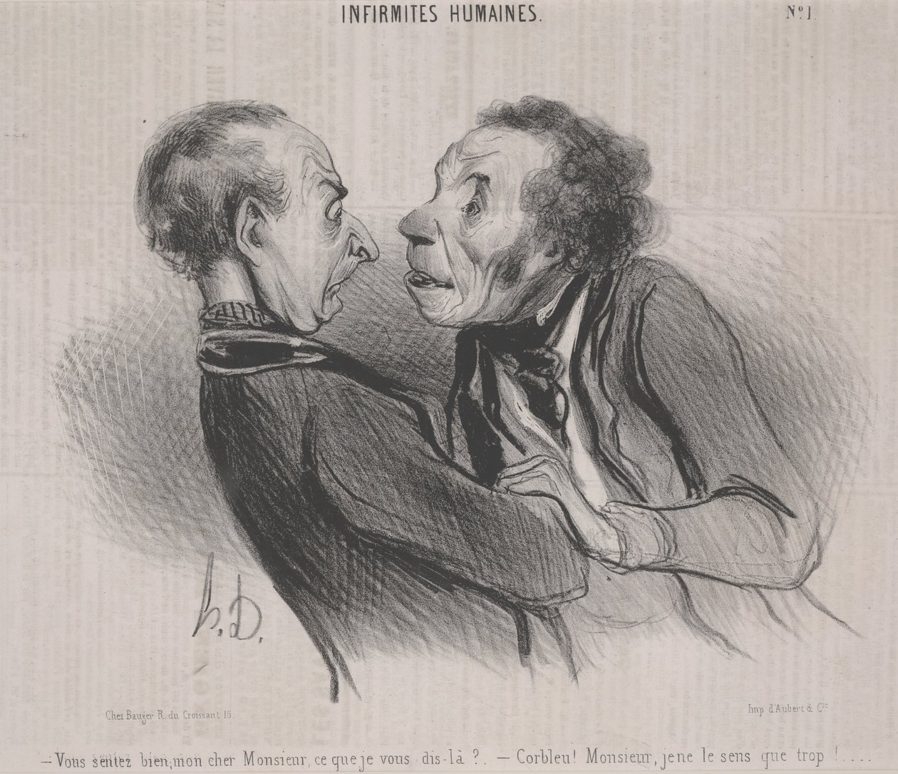 Lidské slabosti, ne. 1 od Honoré Daumier