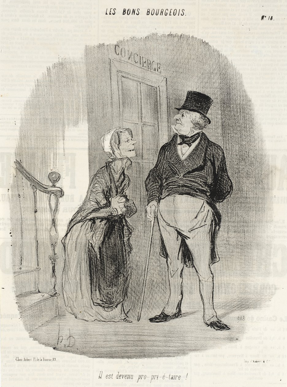 Stal se majitelem! od Honoré Daumier