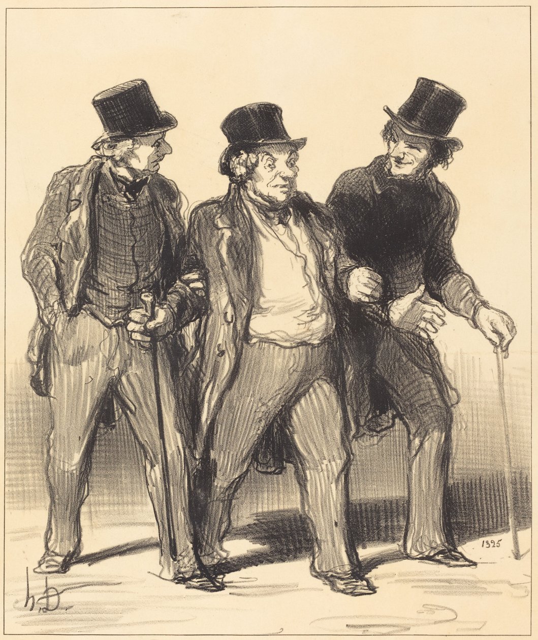 Zdá se mi, že vidím... psa... bez náhubku!... od Honoré Daumier