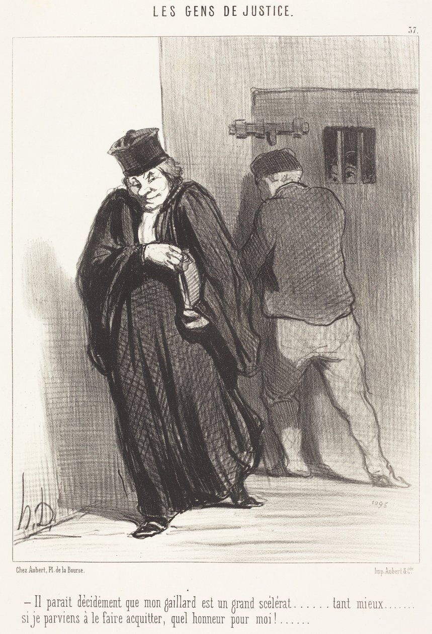 Zdá se... že můj chlapík je velký darebák... od Honoré Daumier
