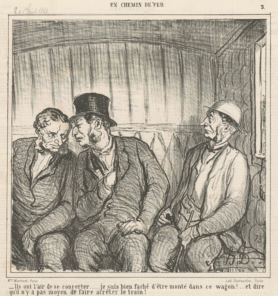 Zdá se, že spolupracují... od Honoré Daumier