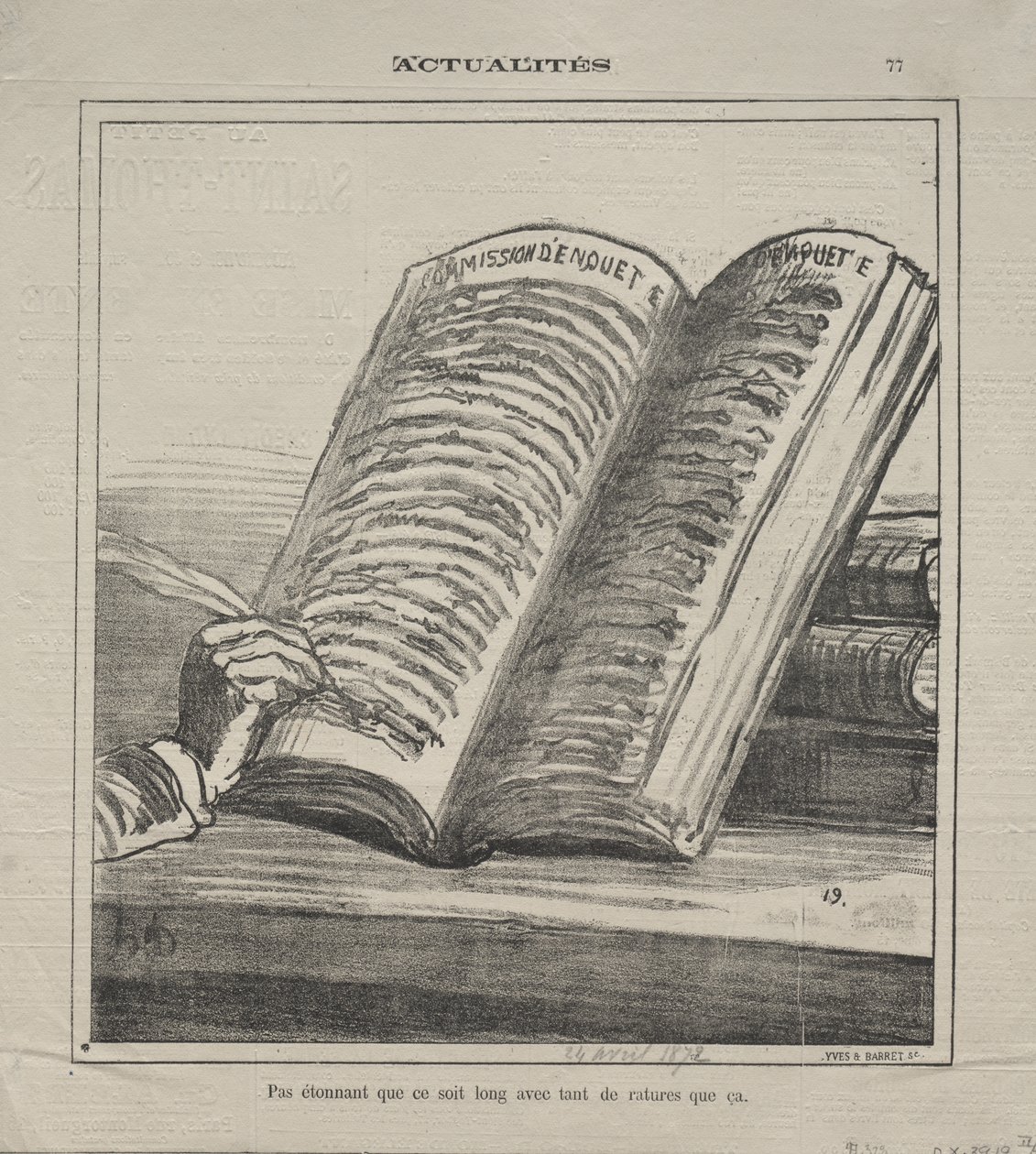 Aktuality (č. 77): Nedivte se, že je to dlouhé a s mnoha opravami od Honoré Daumier