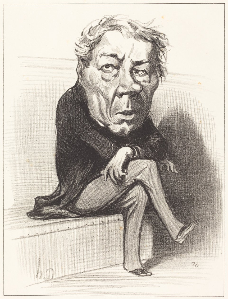 J. Marie Joseph Deville od Honoré Daumier