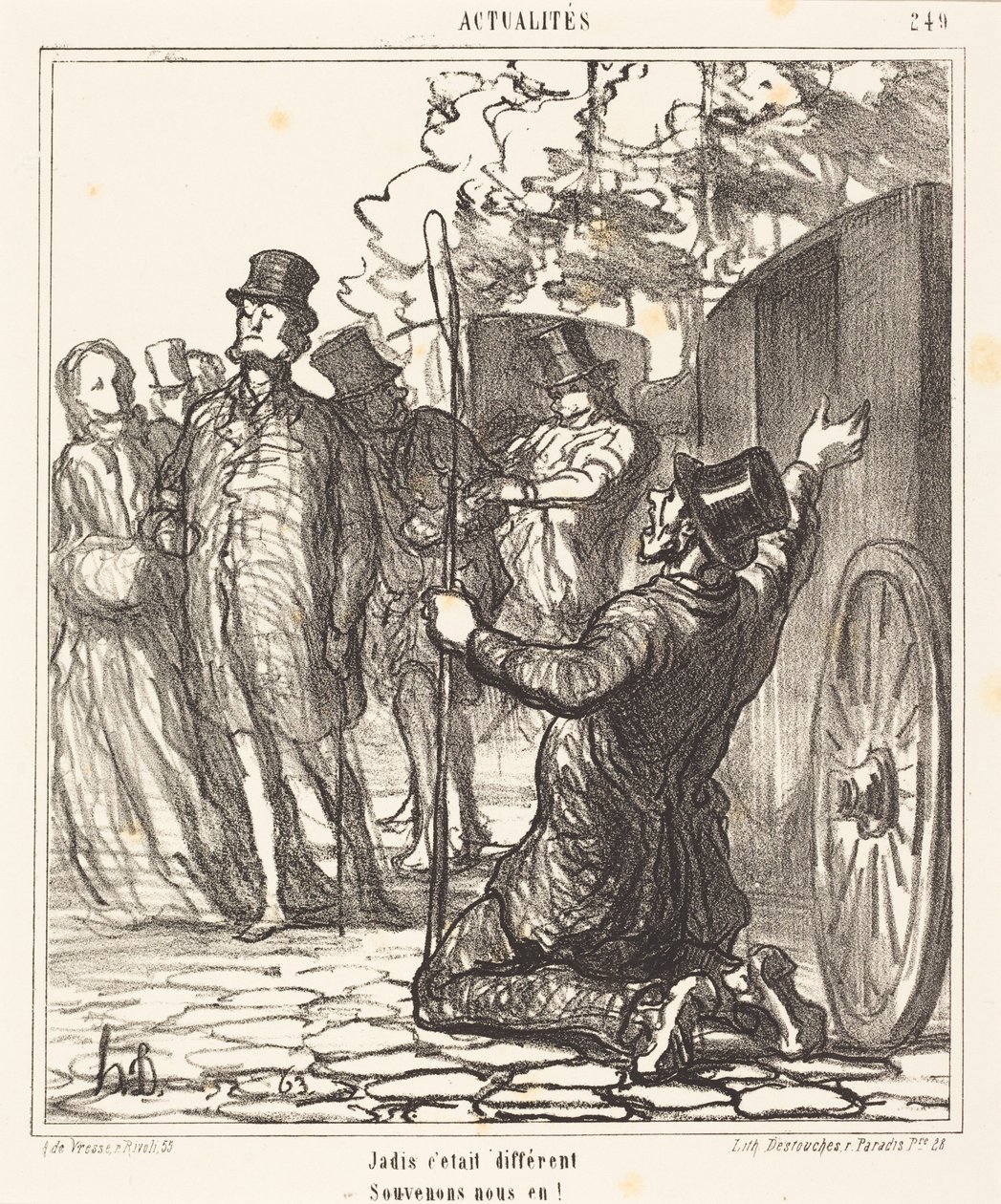 Dříve to bylo jiné od Honoré Daumier