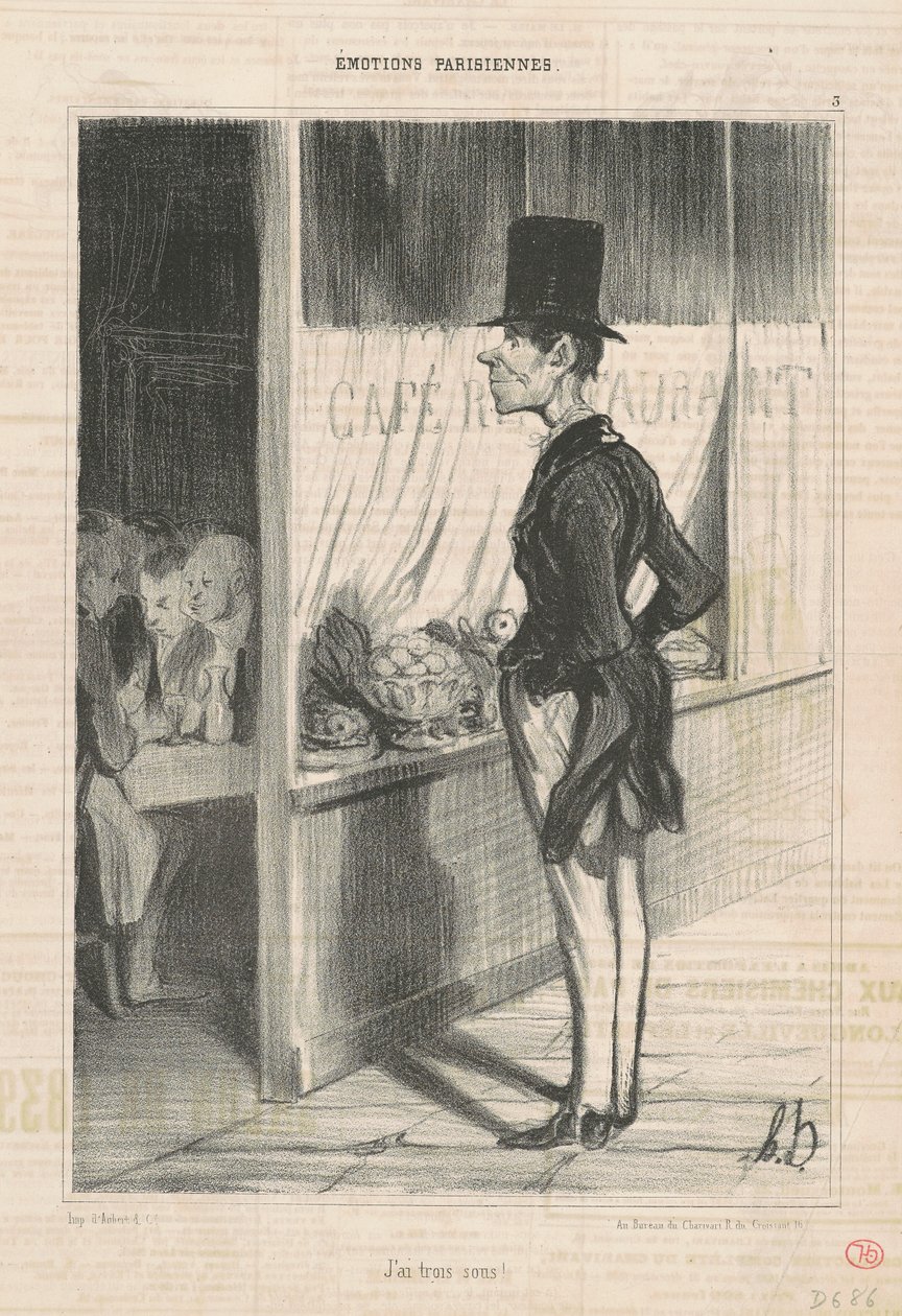 Mám tři centy od Honoré Daumier