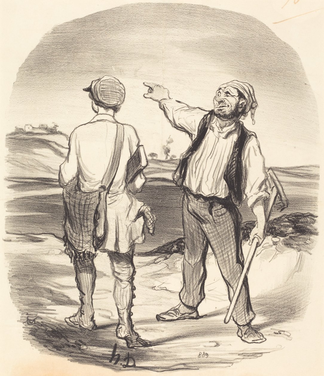 Viděl jsem zajíce... před osmi dny! od Honoré Daumier