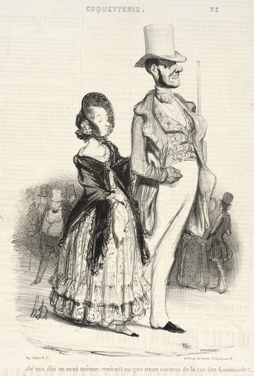 Říkám si v duchu: věřili by tomu... od Honoré Daumier