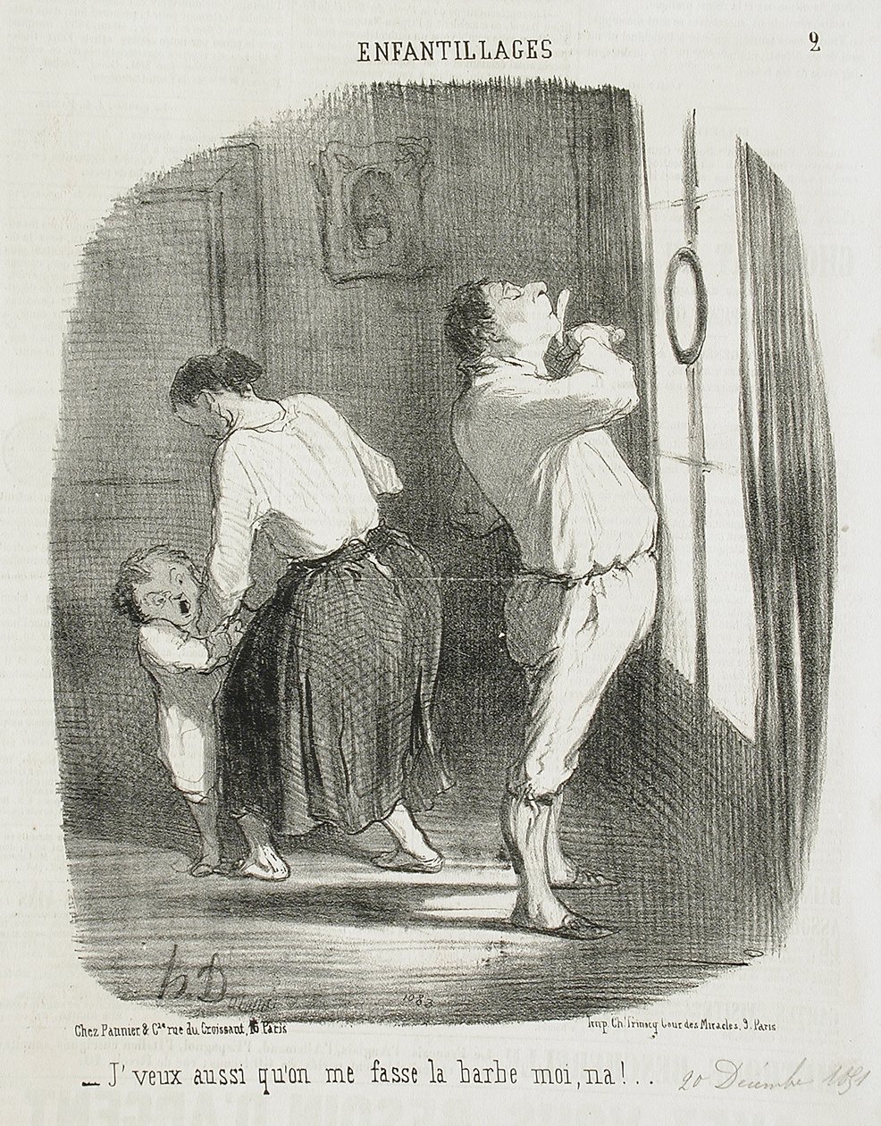 Chci taky, aby mi udělali... od Honoré Daumier