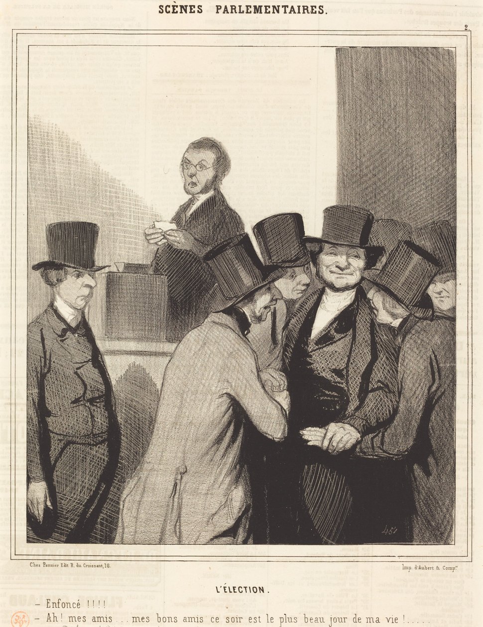 Volby od Honoré Daumier