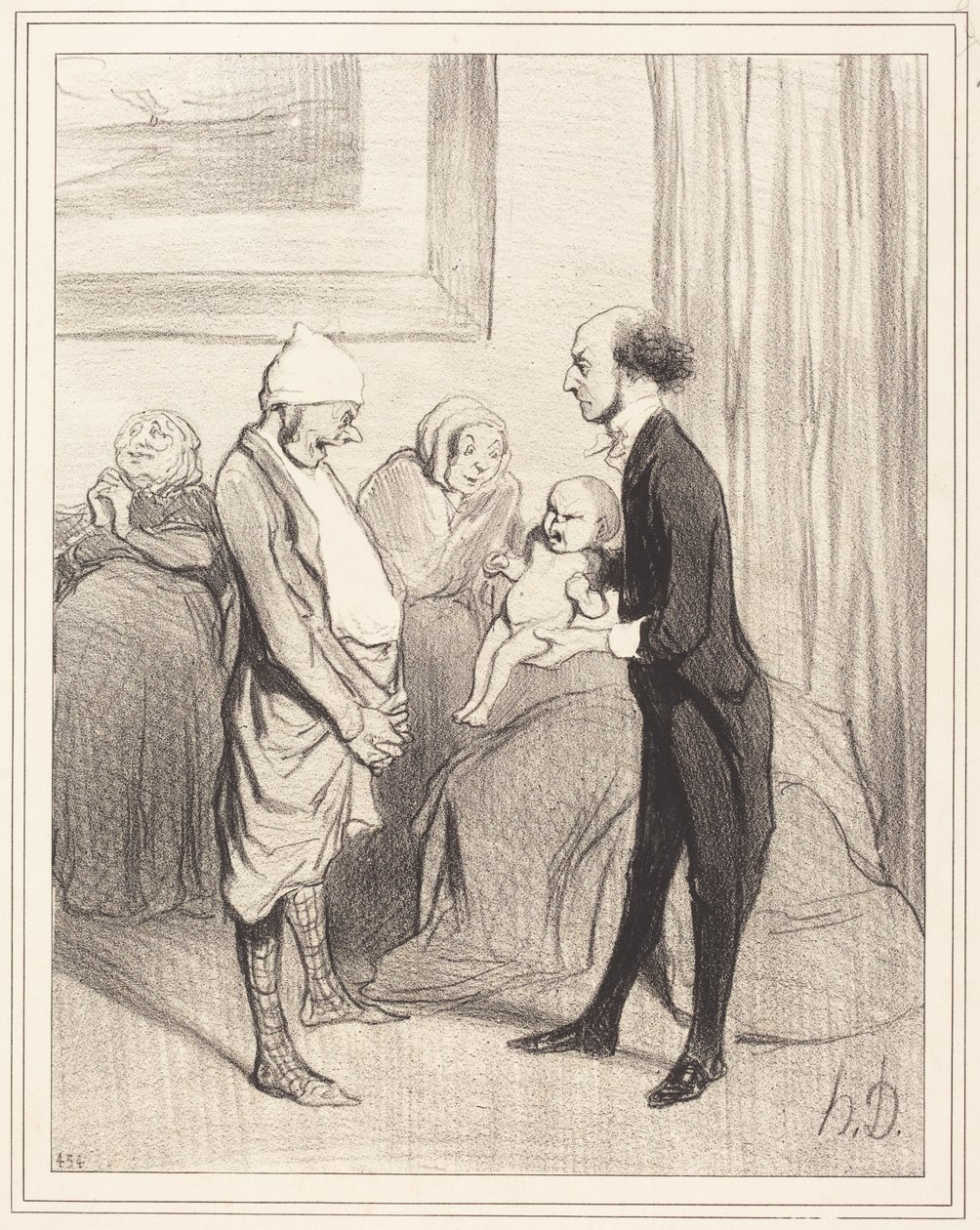 Vstup do života od Honoré Daumier