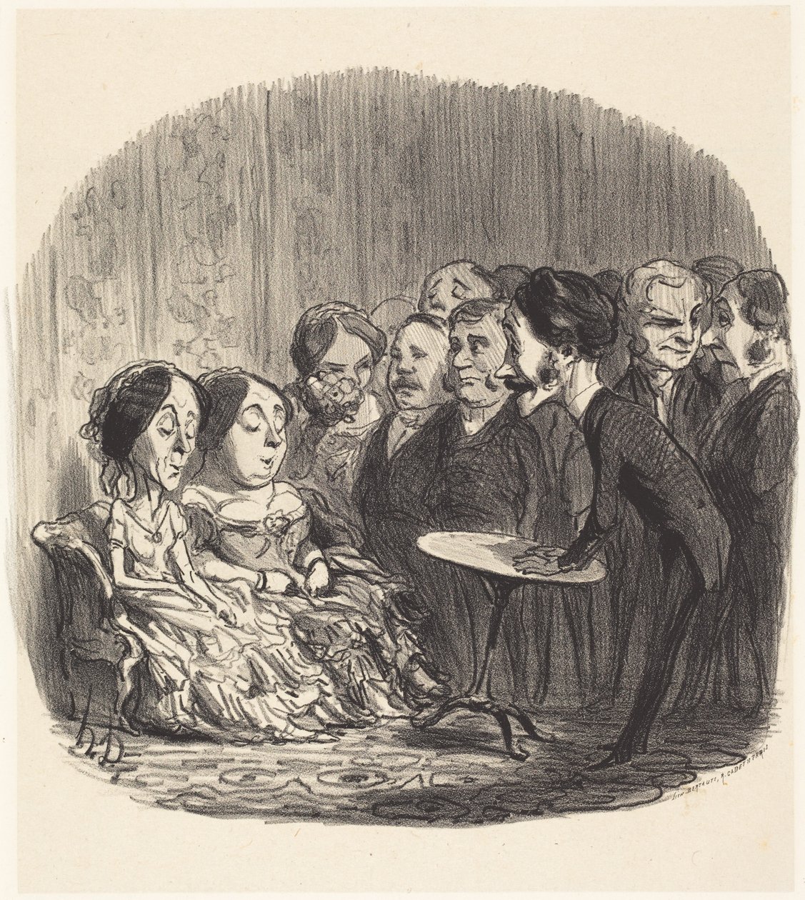 Poltergeist od Honoré Daumier