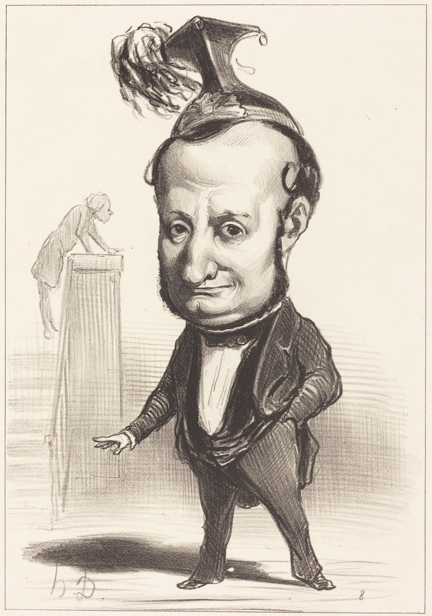 L. F. Raymond Wolowski od Honoré Daumier