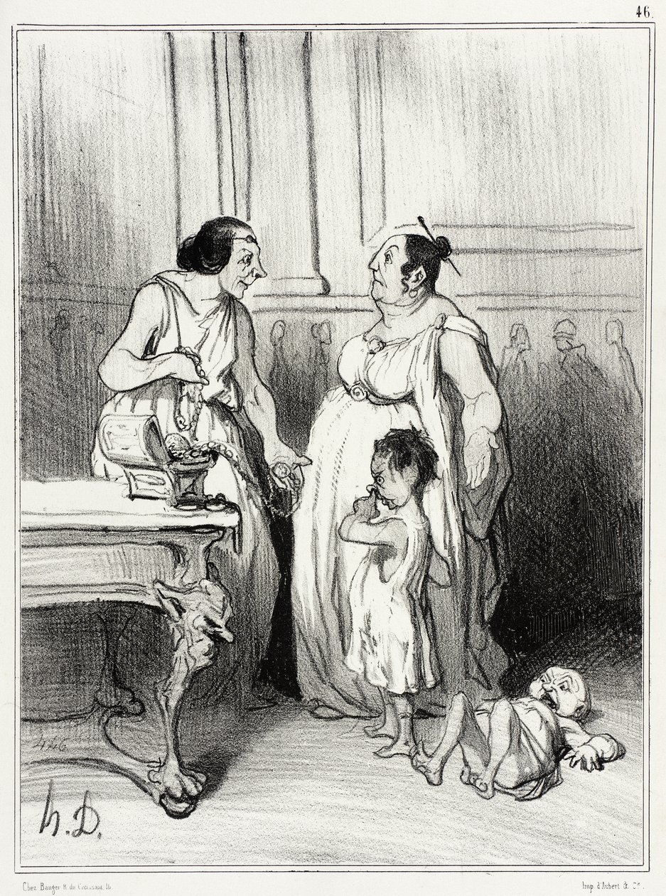 Matka Gracchů od Honoré Daumier
