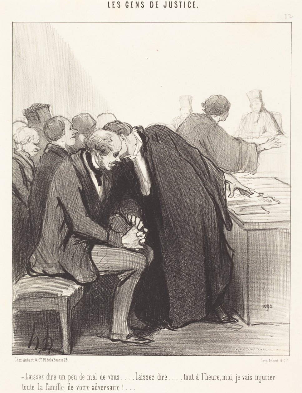 Nechte ostatní, ať o vás říkají něco špatného... od Honoré Daumier