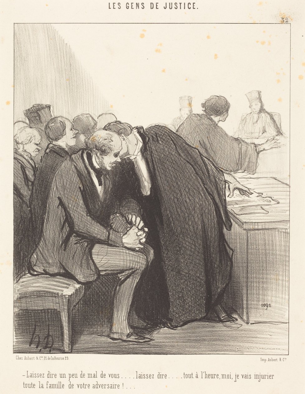 Nechte o sobě říci trochu zlého... od Honoré Daumier