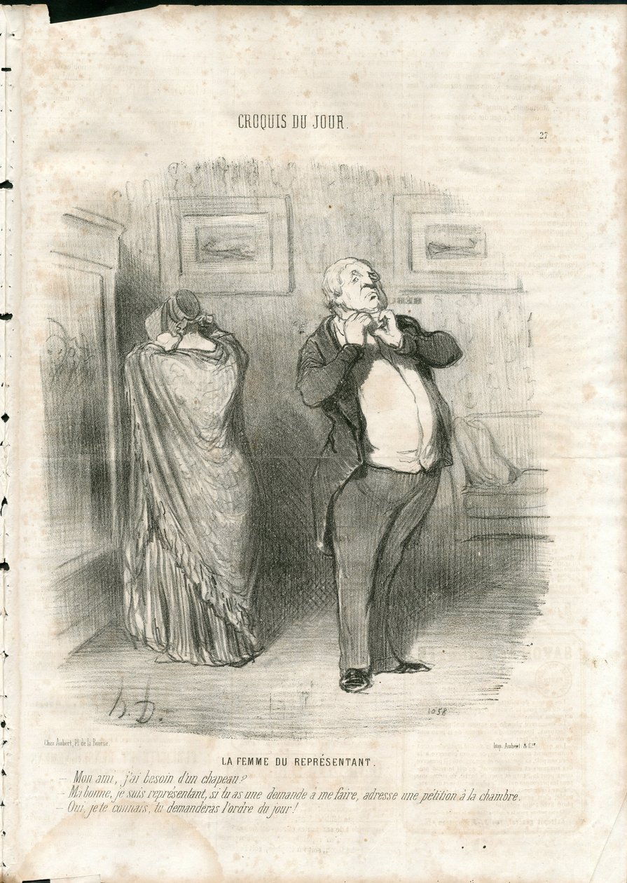 Charivari od Honoré Daumier
