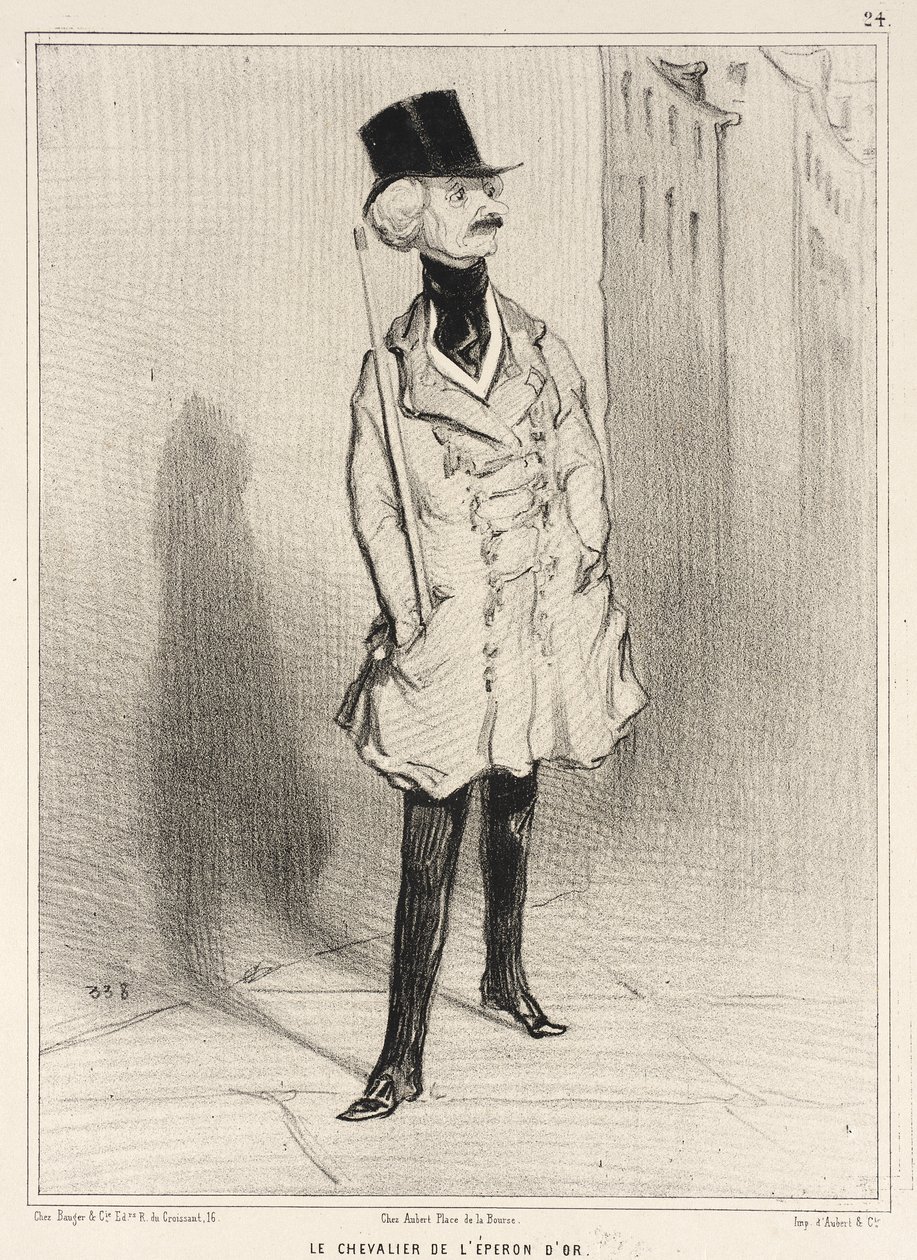 Rytíř zlaté ostruhy od Honoré Daumier