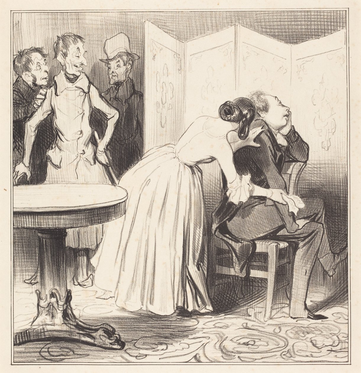 Chevalier des Adrets je milovník... od Honoré Daumier