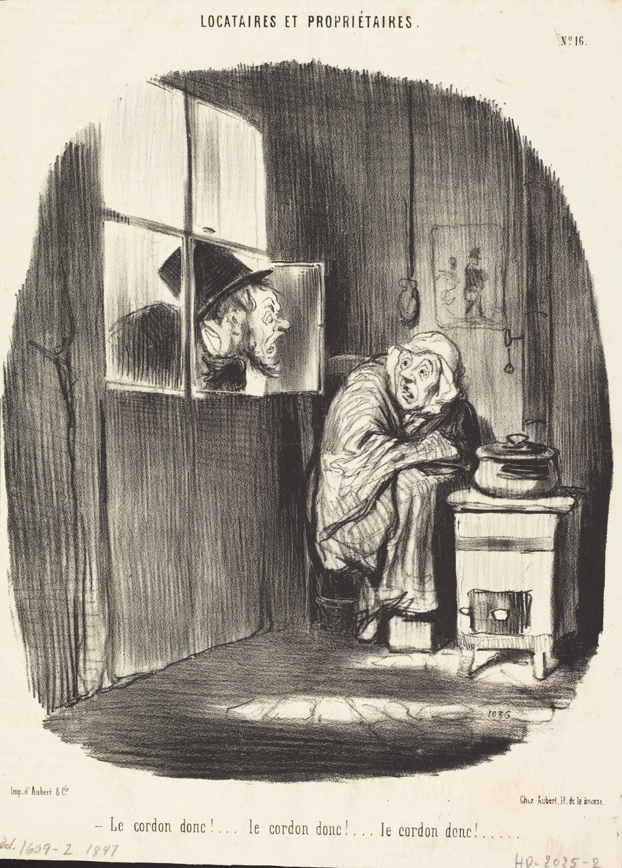 Tak tedy šňůru!... od Honoré Daumier