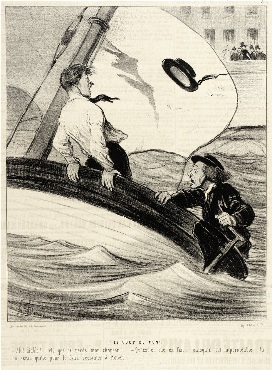 Vichřice od Honoré Daumier