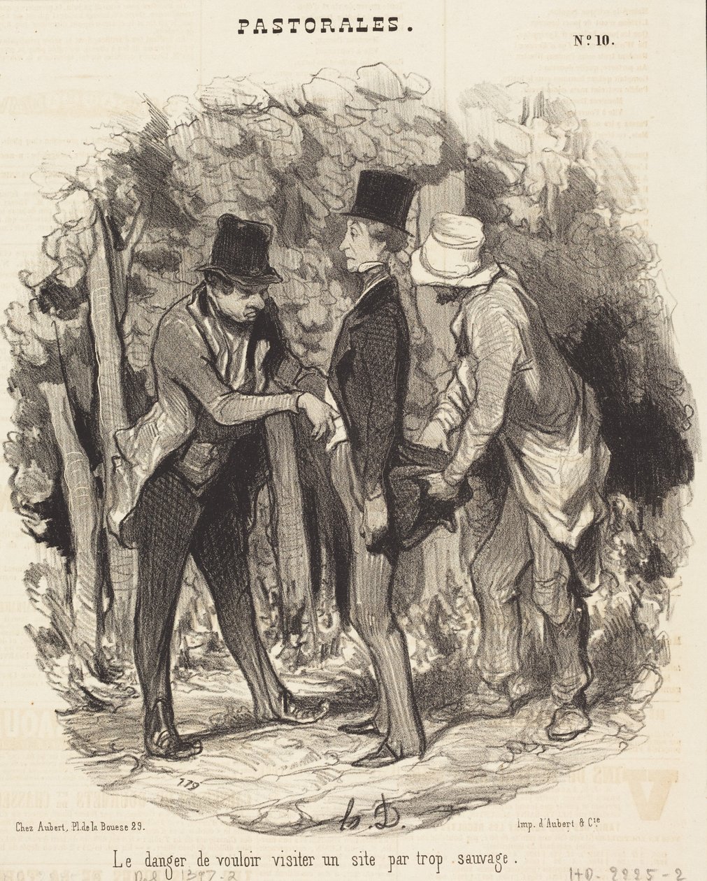 Nebezpečí návštěvy až příliš divokého místa od Honoré Daumier