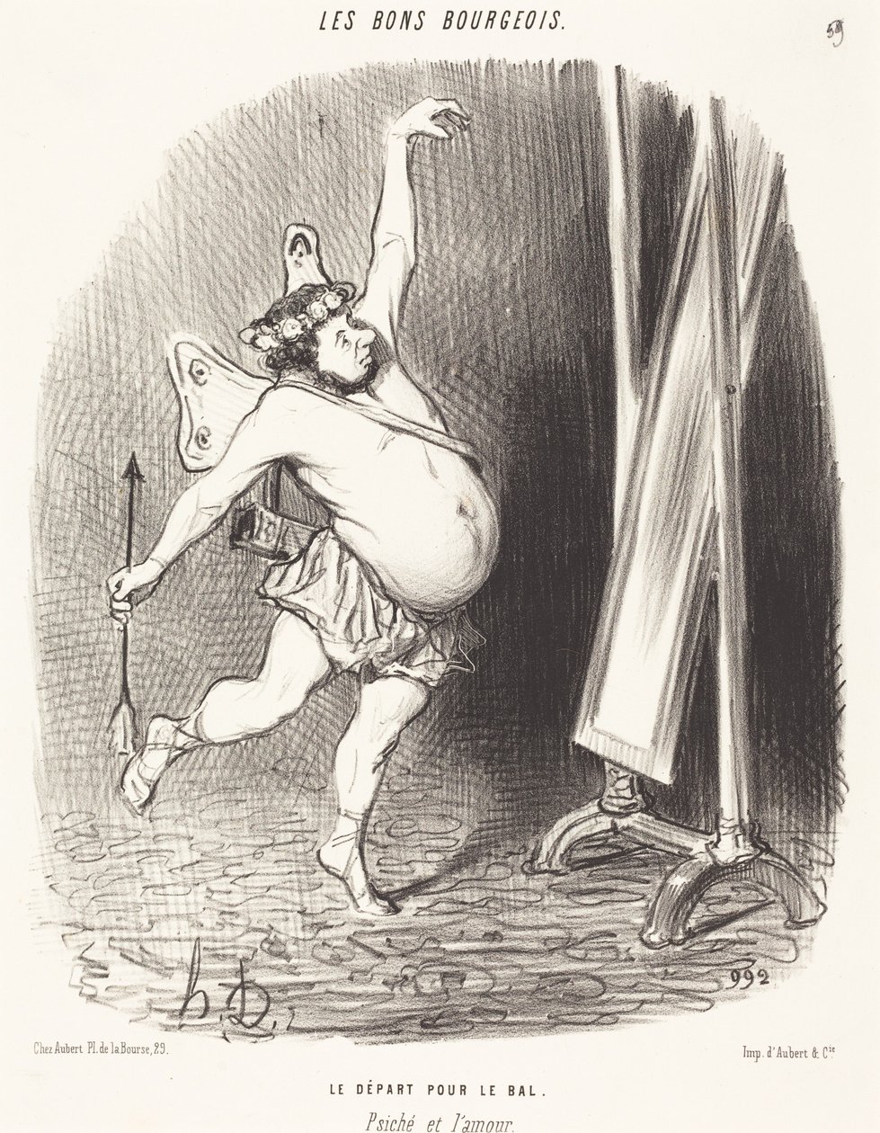 Odchod na ples od Honoré Daumier
