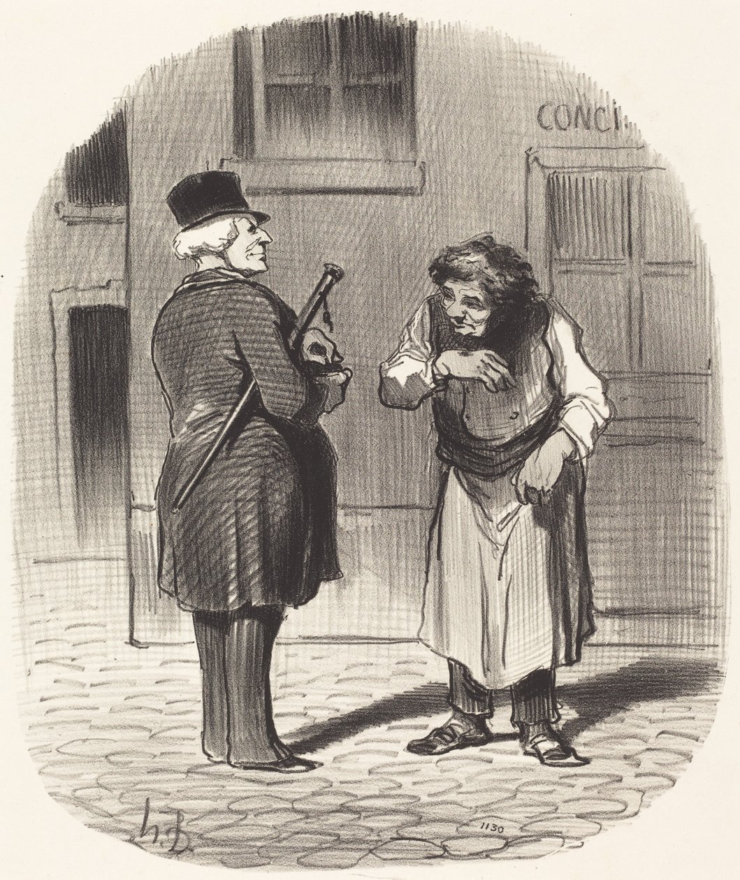 Nový rok od Honoré Daumier
