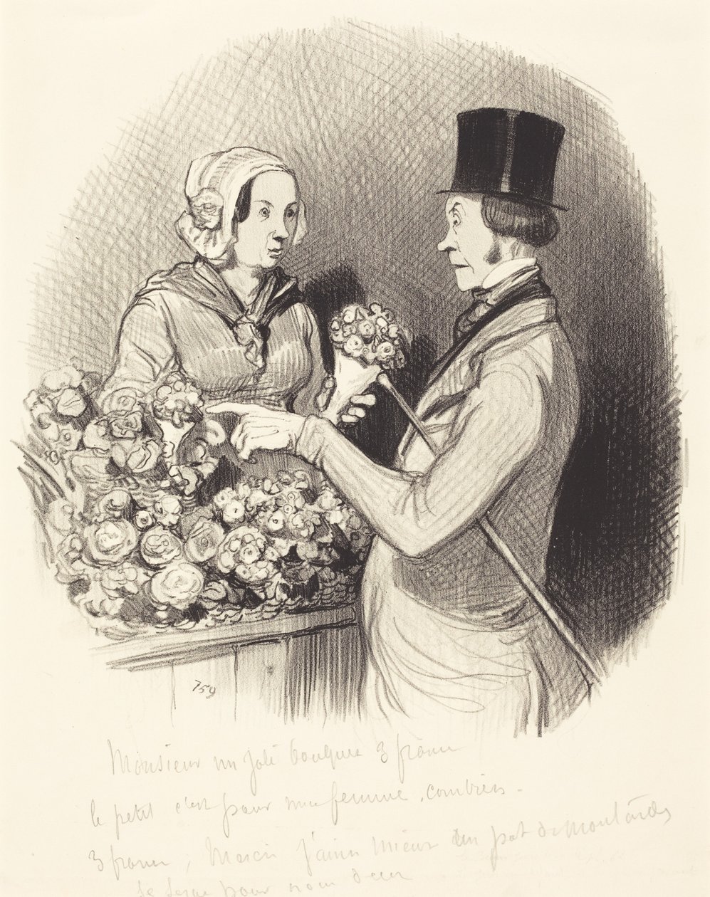 Den, kdy je třeba se chovat galantně od Honoré Daumier