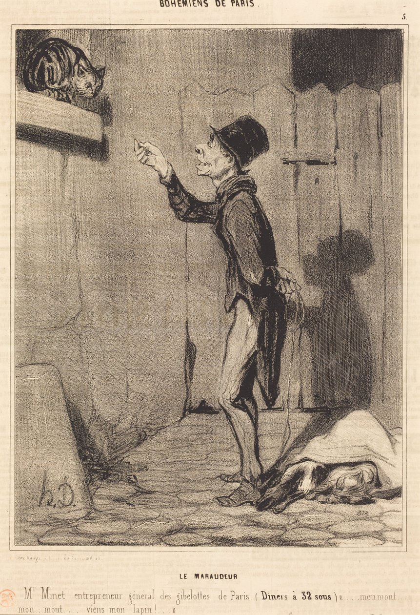 Pytlák od Honoré Daumier
