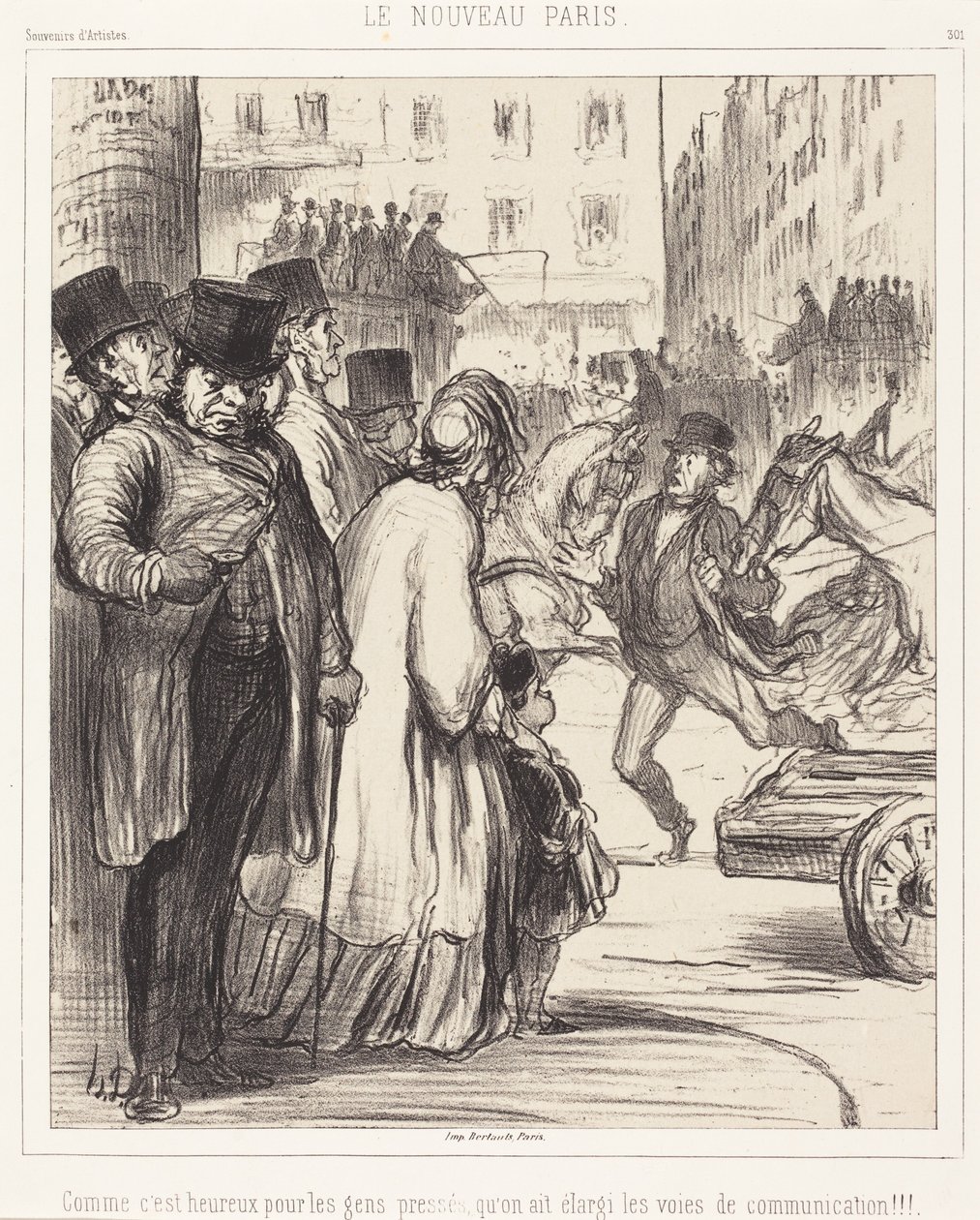 Nová Paříž od Honoré Daumier