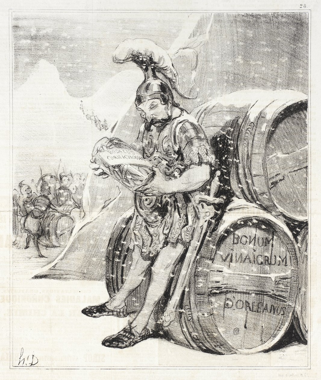 Hannibalův přechod od Honoré Daumier