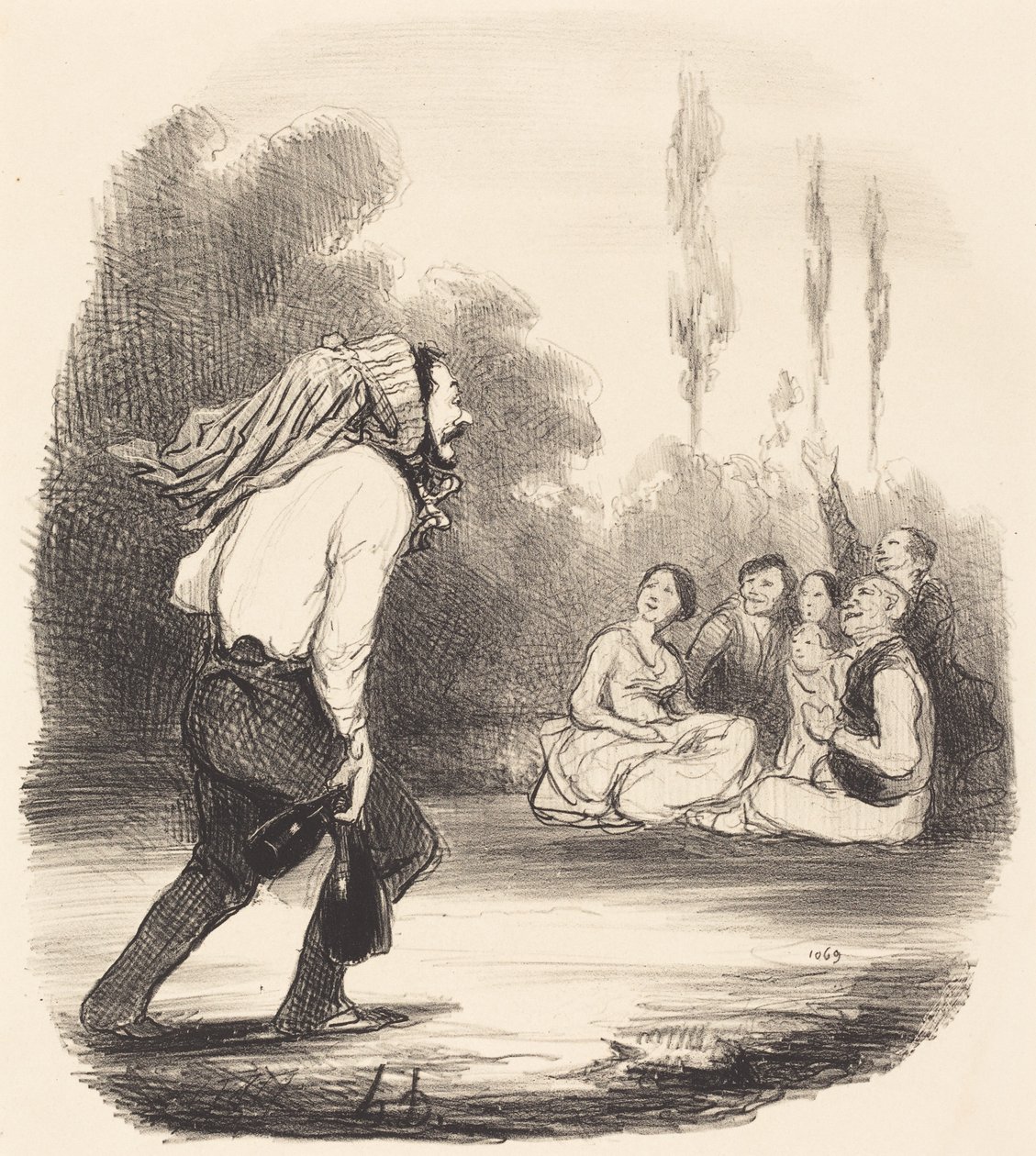 Největší vtipálek společnosti od Honoré Daumier