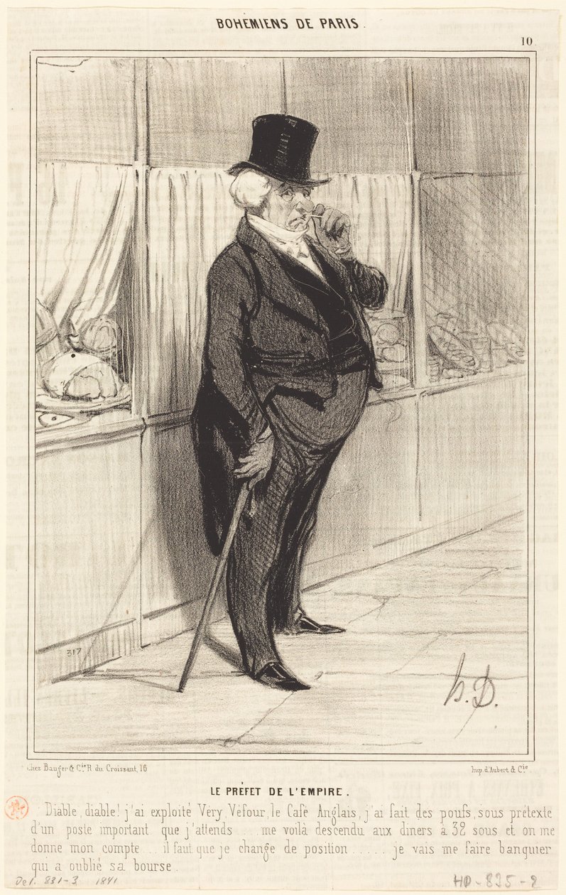 Prefekt císařství od Honoré Daumier