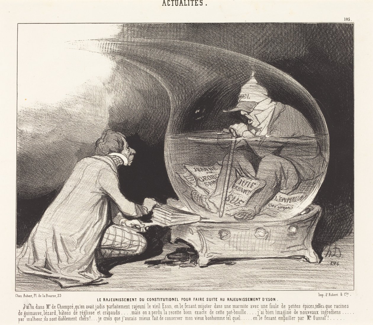 Omlazení listu Le Constitutionnel od Honoré Daumier