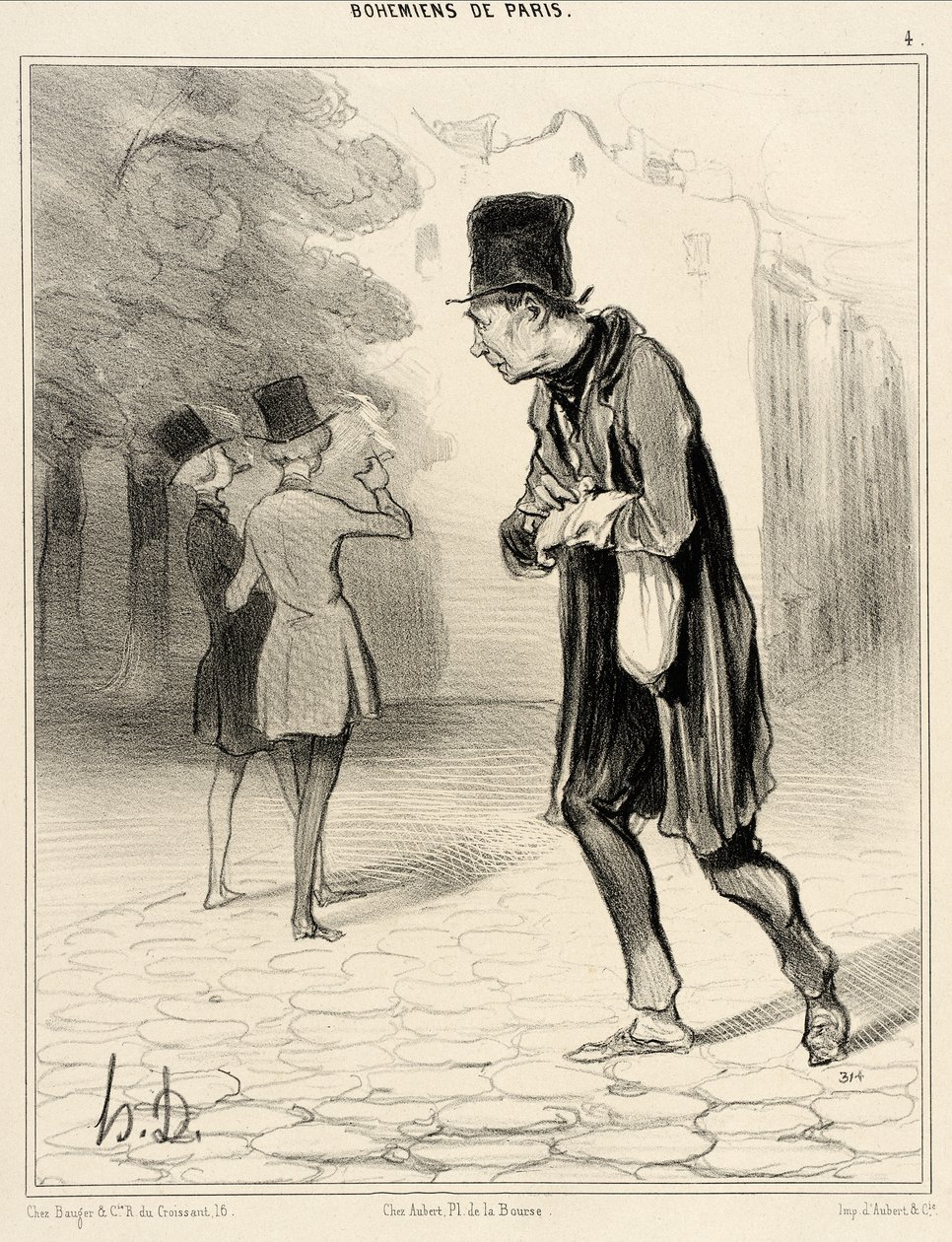 Sběrač nedopalků doutníků od Honoré Daumier