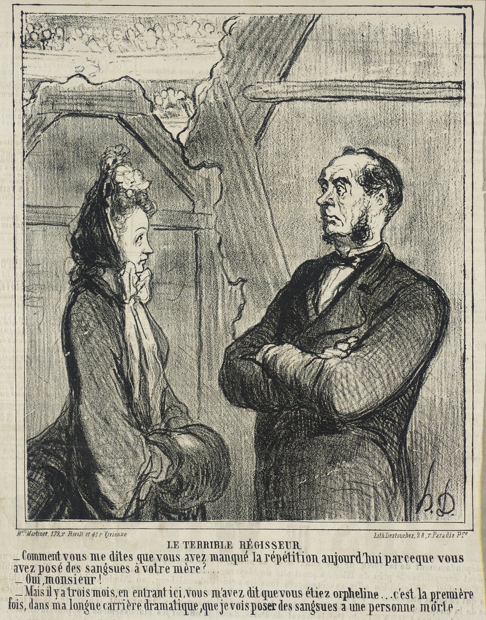 Hrozný správce od Honoré Daumier