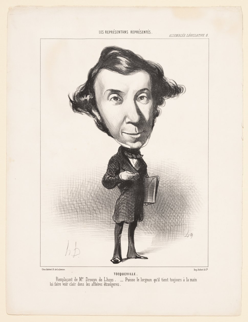 Zákonodárné shromáždění: Tocqueville od Honoré Daumier