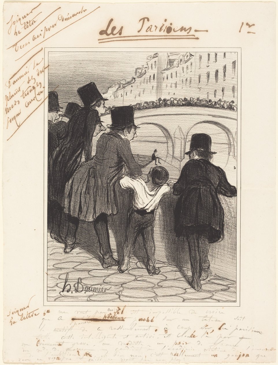 Zvědavci od Honoré Daumier