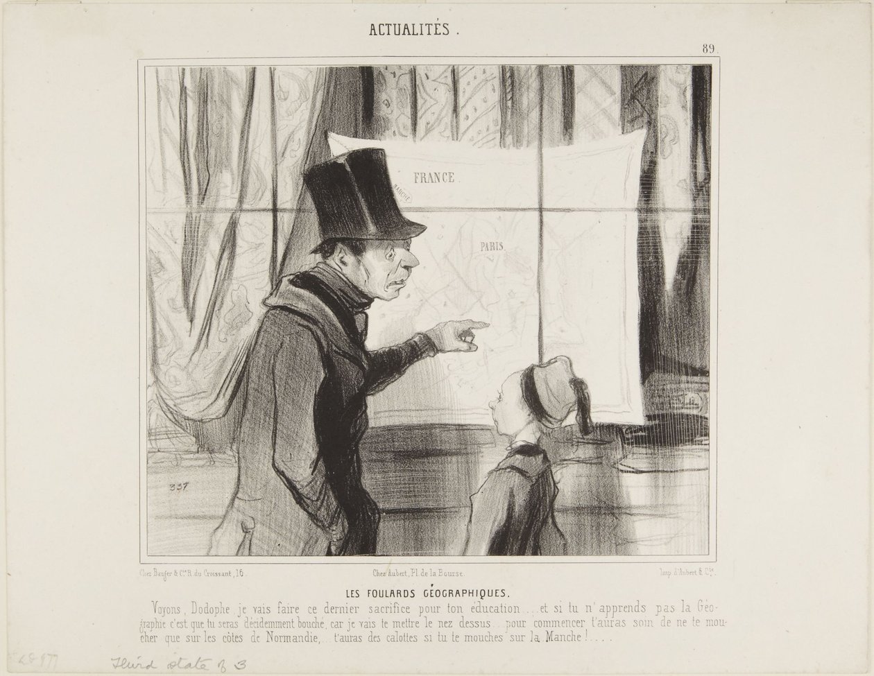Zeměpisné šátky od Honoré Daumier