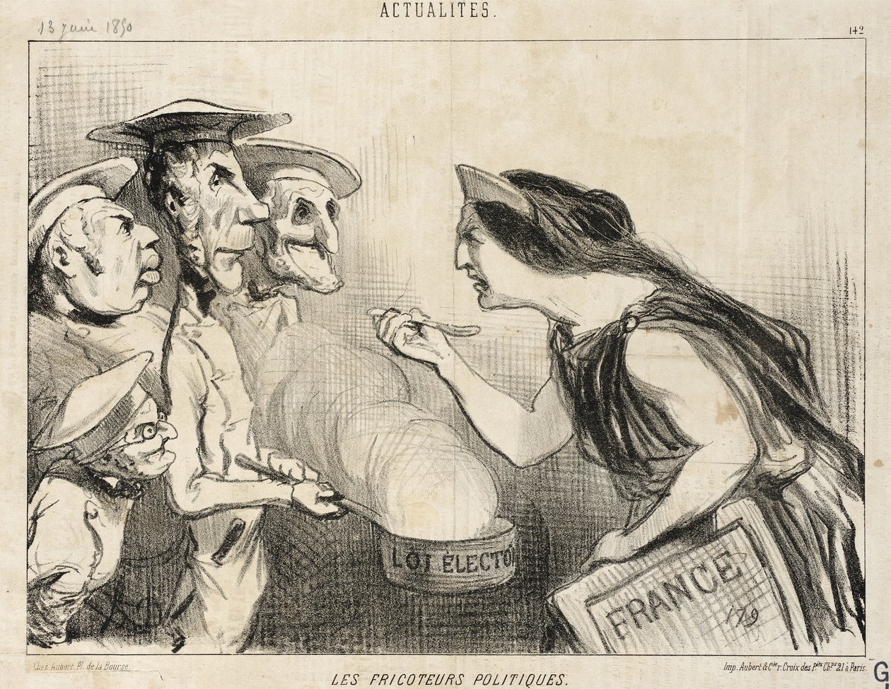 Političtí příživníci od Honoré Daumier