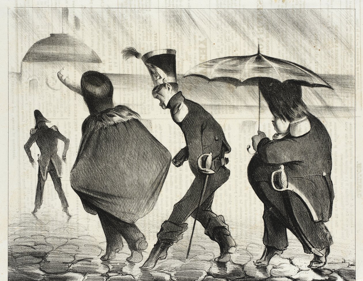 Neohrožení od Honoré Daumier