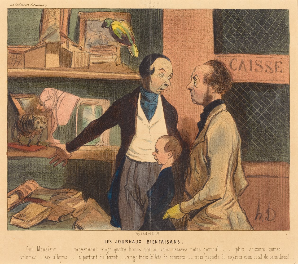 Benevolentní časopisy od Honoré Daumier