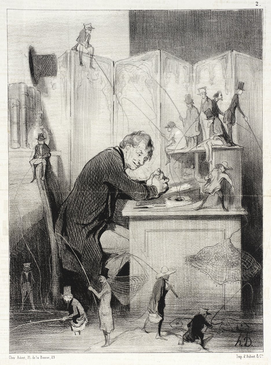 Představivost, série tisků od Honoré Daumier