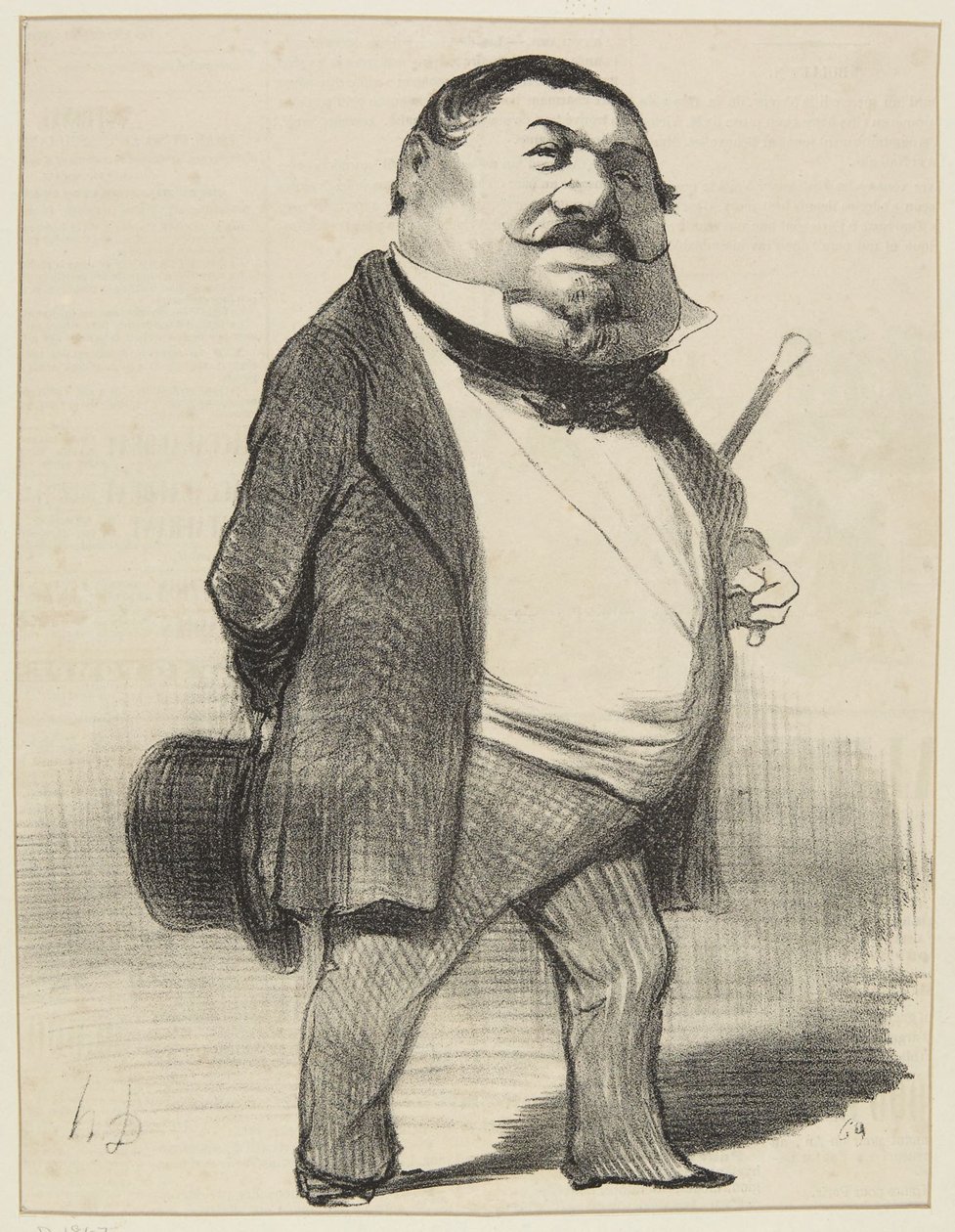„Lucien Murat“ od Honoré Daumier