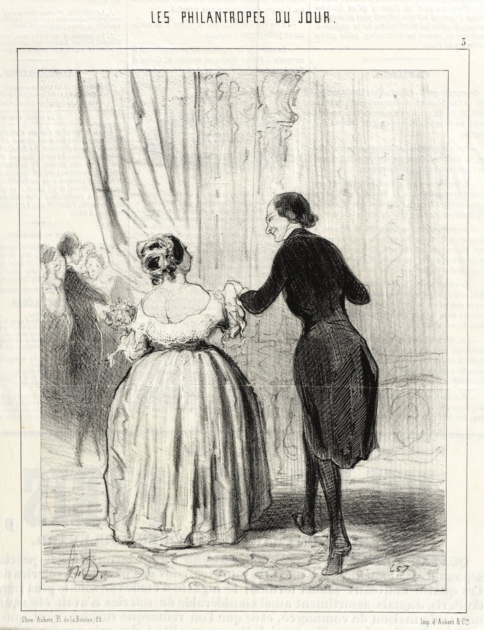 Paní ... nestačí, že jste tančila ve prospěch těch chudých Poláků ... od Honoré Daumier