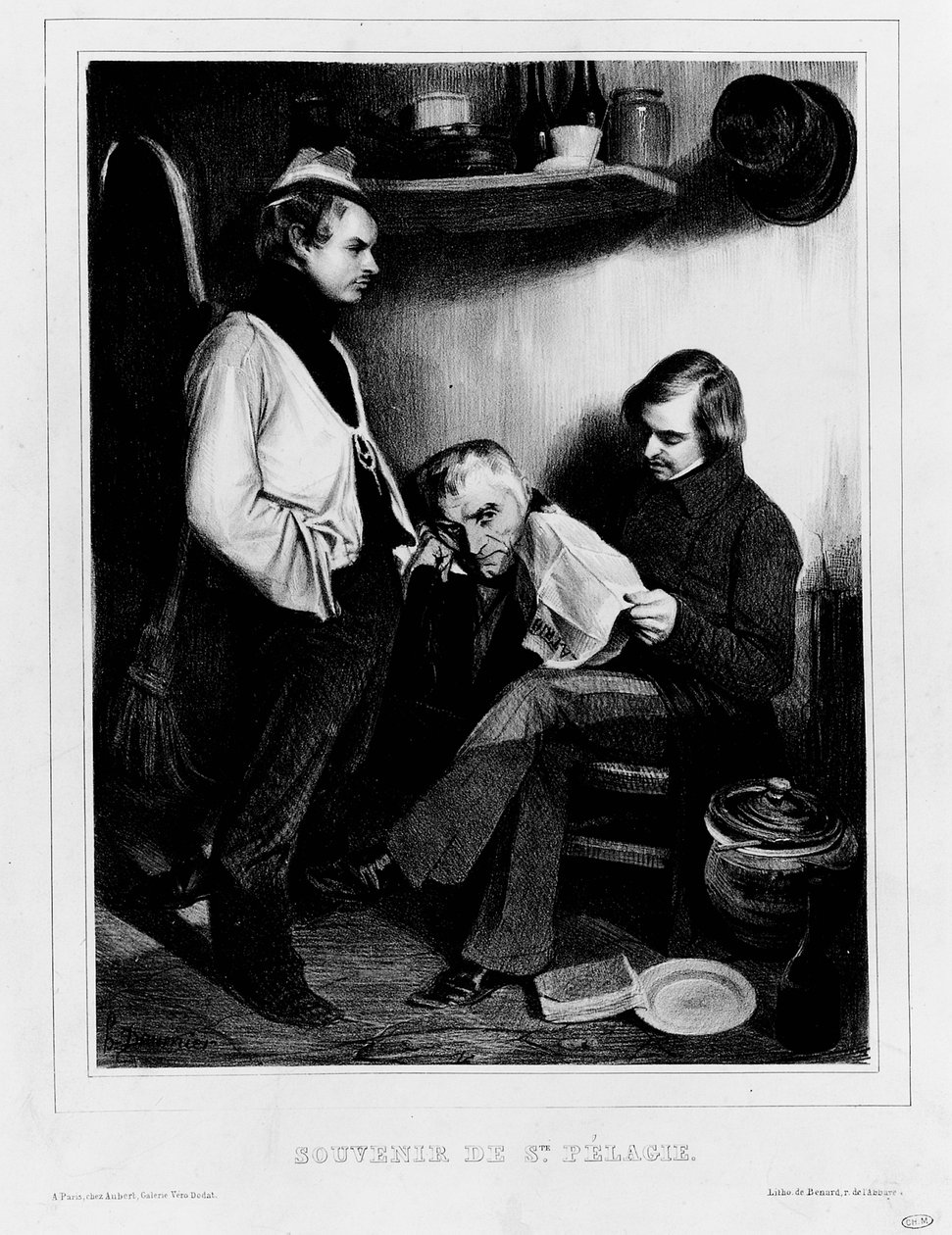 Vzpomínky na Sainte-Pelagie od Honoré Daumier