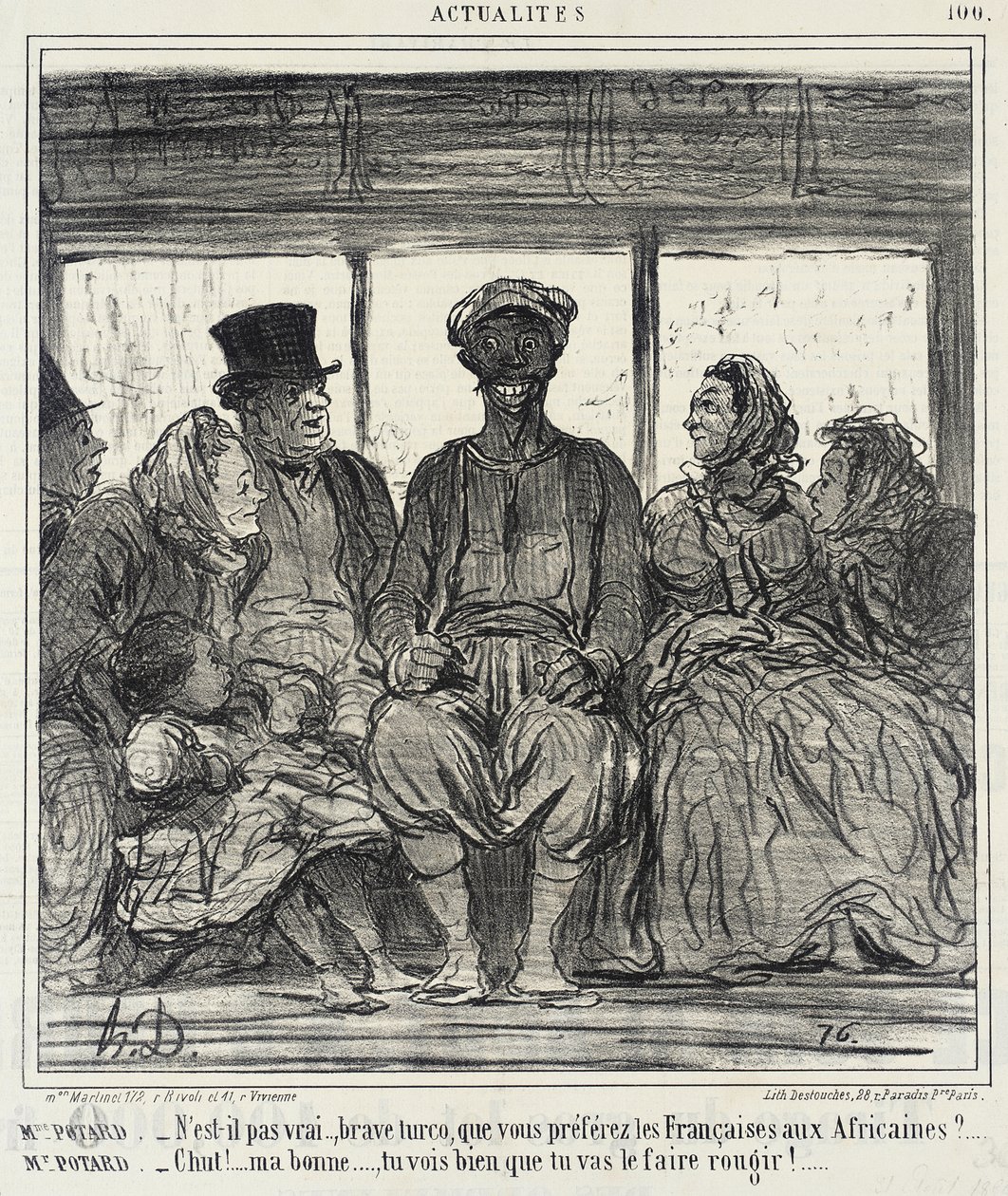 Paní Potardová. - Není to pravda, statečný Turco... od Honoré Daumier