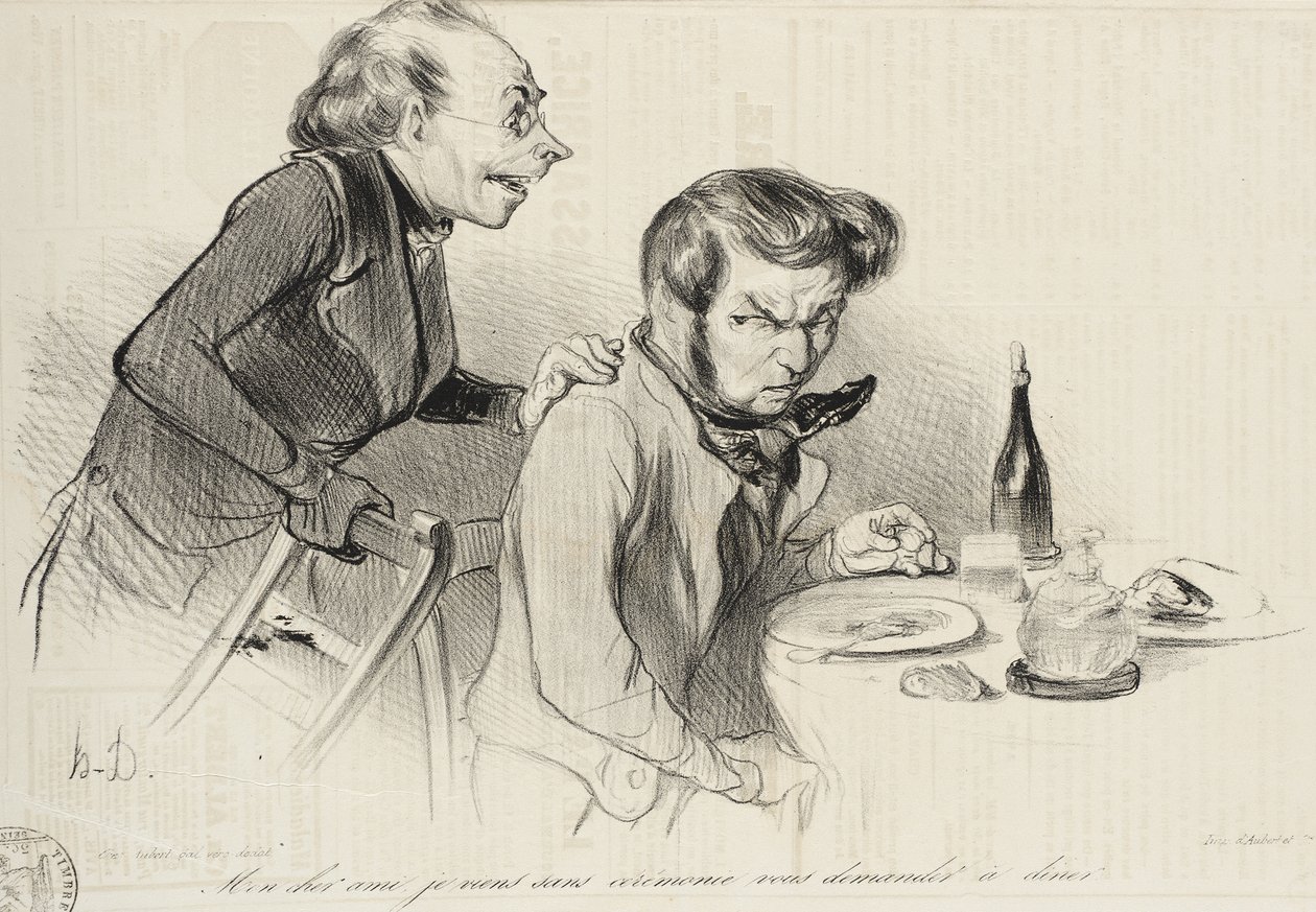 Můj drahý příteli, jdu rovnou k věci... od Honoré Daumier