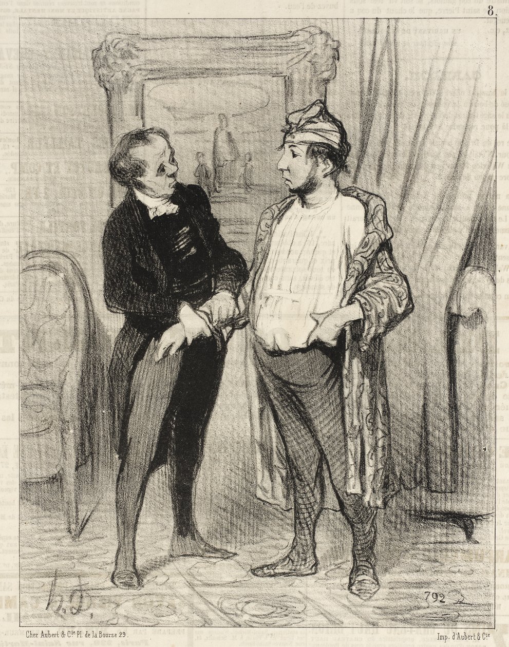 Můj drahý, ujišťuji tě, že tě... od Honoré Daumier